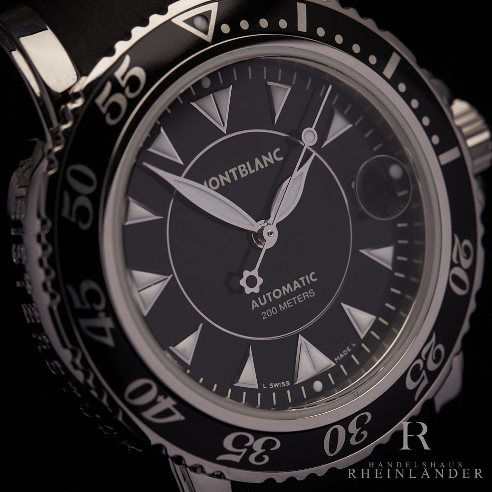 Montblanc Meisterstück Sport Collection Medium Automatic Watch Stainless Steel 29307