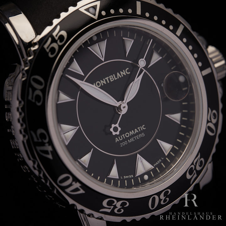 Montblanc Meisterstück Sport Collection Medium Automatic Watch Stainless Steel 29307