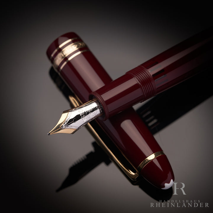 Montblanc Meisterstück Precious Resin No 146 LeGrand Fountain Pen Bordeaux ID 13862