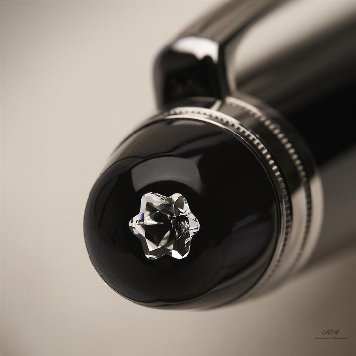 Montblanc Meisterstück Classique Diamond No 145 Platin Füllfederhalter ID 105978