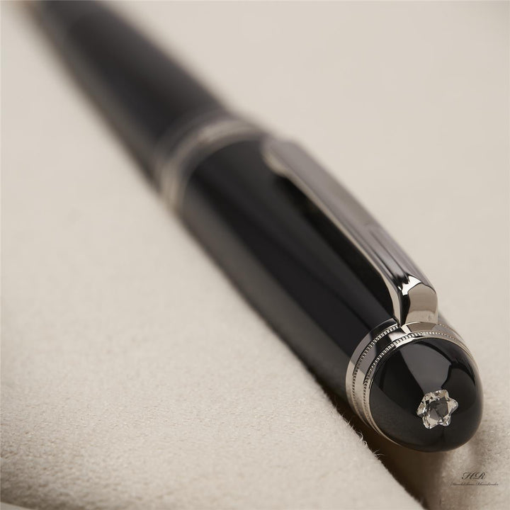 Montblanc Meisterstück Le Grand No 146 Platinum Diamond Fountain Pen ID 105974