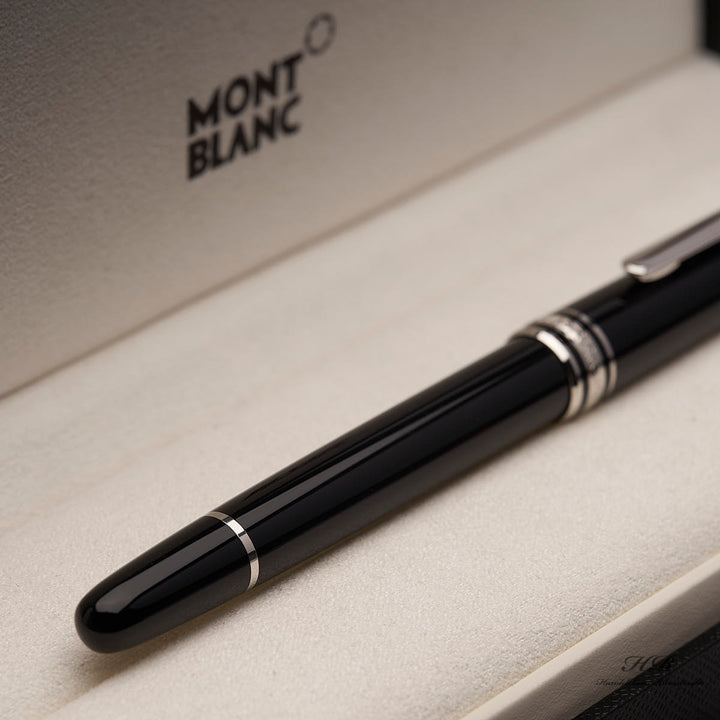 Montblanc Meisterstück Resin Classique163 Platin Line Rollerball ID 132445-02865