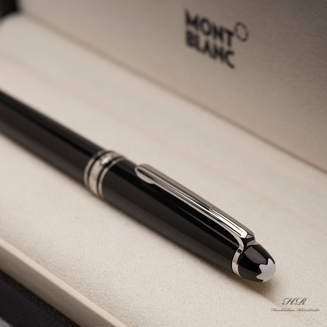 Montblanc Meisterstück Resin Classique163 Platin Line Rollerball ID 132445-02865