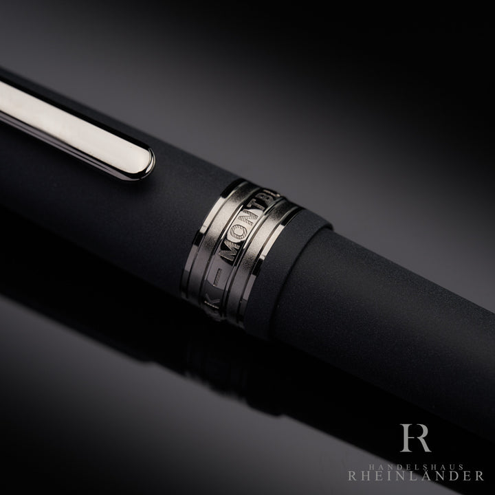 Montblanc Meisterstück Midsize Ultra Black Edition Ballpoint Pen ID 114825 OVP