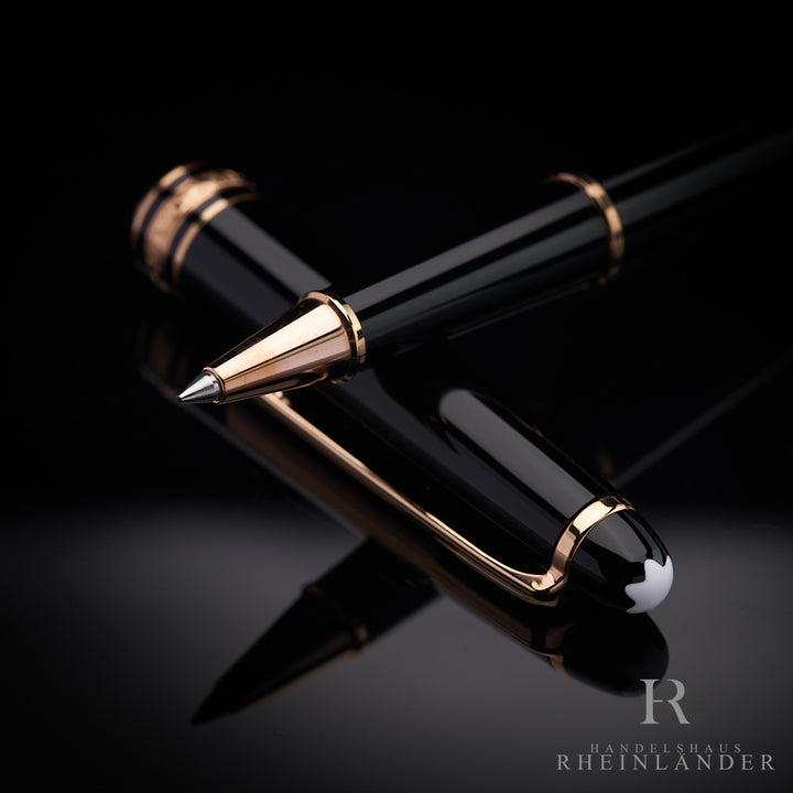 Montblanc Meisterstück Classique 163 Rollerball Red Gold ID 132487-112678