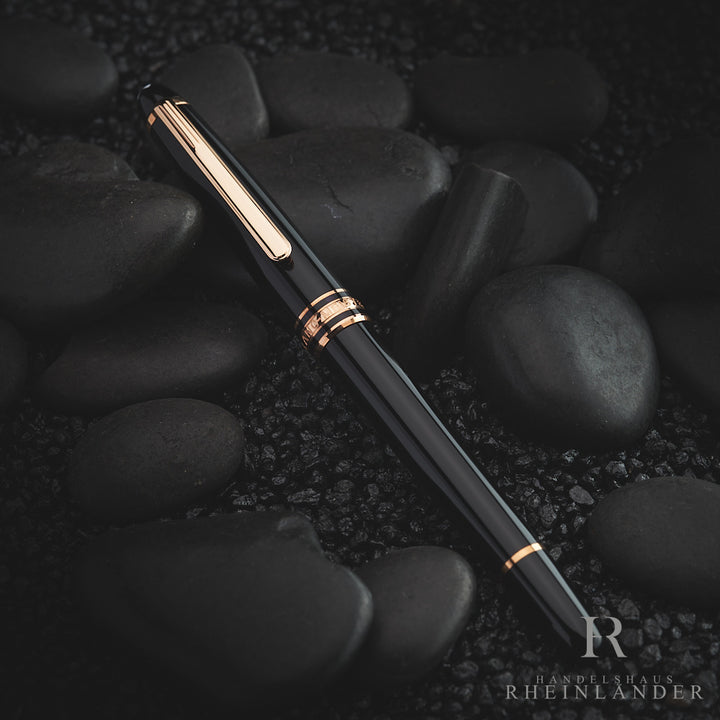 Montblanc Meisterstück Classique 163 Rollerball Red Gold ID 132487-112678