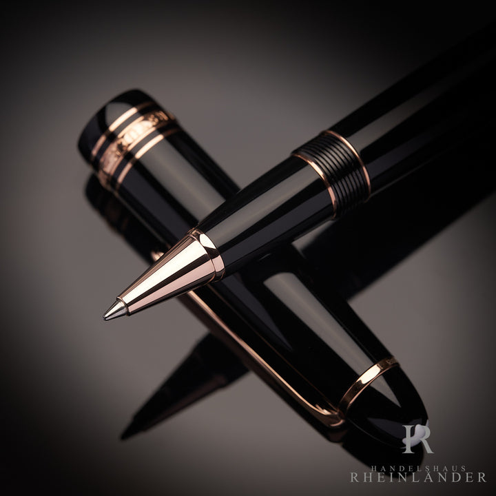 Montblanc Meisterstück Precious Resin 162 LeGrand Rollerball Red Gold ID 132481-112672