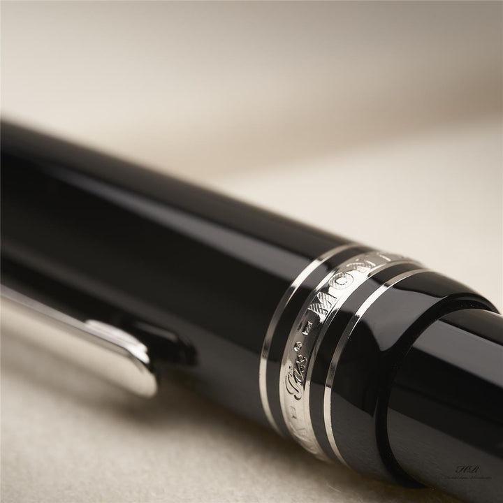Montblanc Meisterstück Le Grand No 161 Platinum Diamond Ballpoint Pen ID 106125