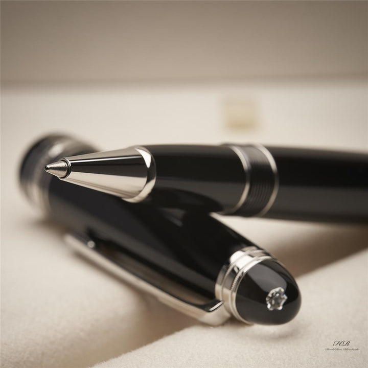 Montblanc Meisterstück Le Grand No 162 Platinum Diamond Roller Ball ID 106126 OVP