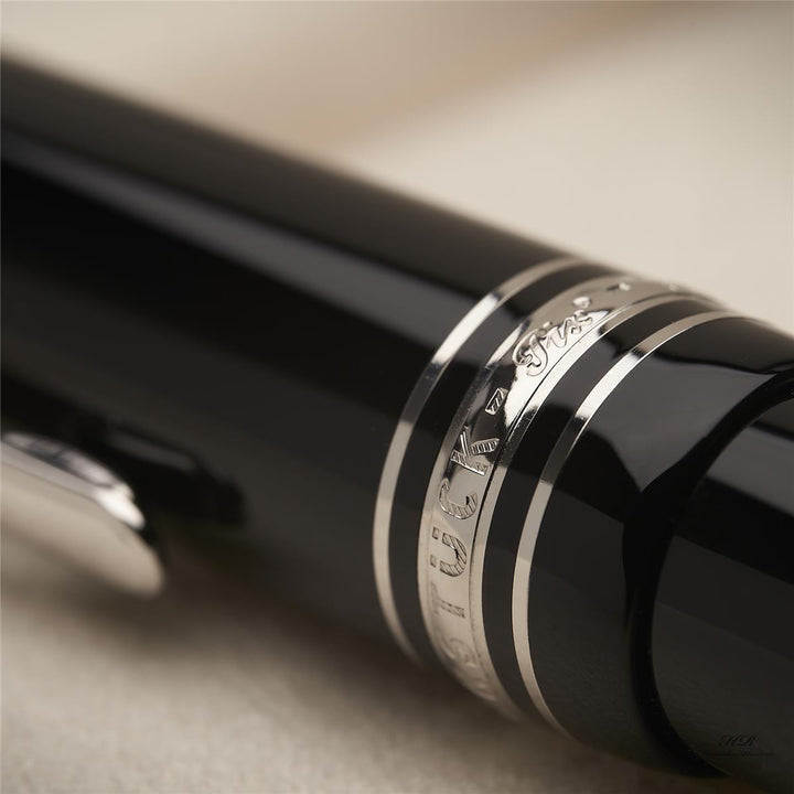 Montblanc Meisterstück Le Grand No 162 Platinum Diamond Roller Ball ID 106126 OVP