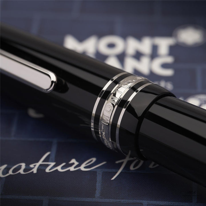 Montblanc Meisterstück Unicef 2013 Le Grand No 162 Platinum Roller Ball ID 109350