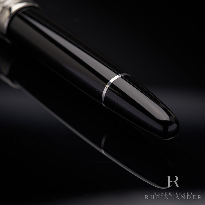 Montblanc Solitaire Stainless Steel Doué Le Grand fountain pen ID 03997 orig
