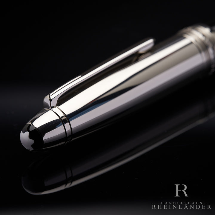 Montblanc Solitaire Stainless Steel Doué Le Grand fountain pen ID 03997 orig