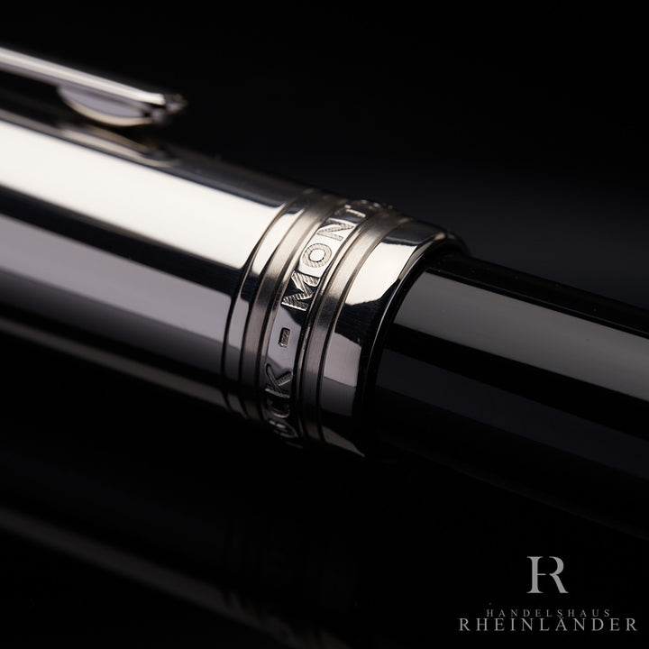 Montblanc Solitaire Stainless Steel Doué Le Grand fountain pen ID 03997 orig