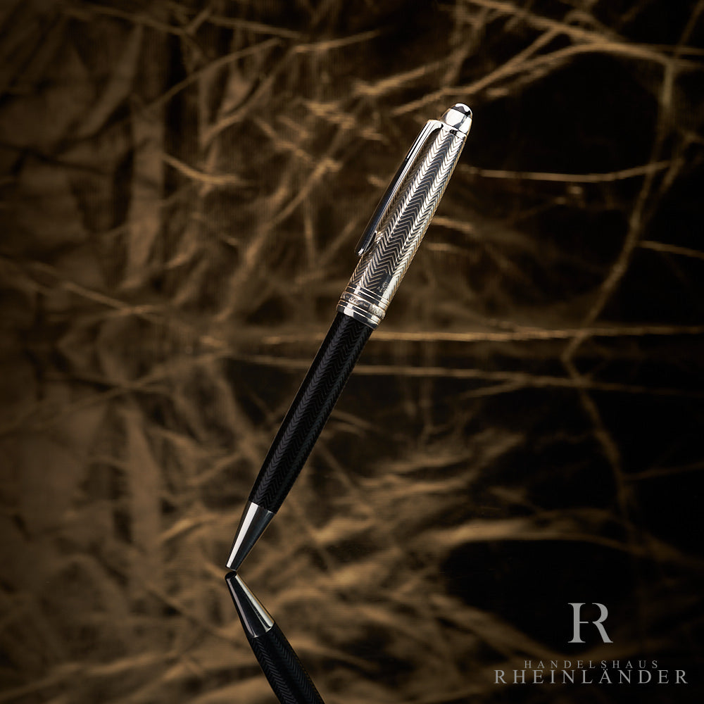 Montblanc Solitaire 925 silver Doué Barley Classique ballpoint pen ID 105223