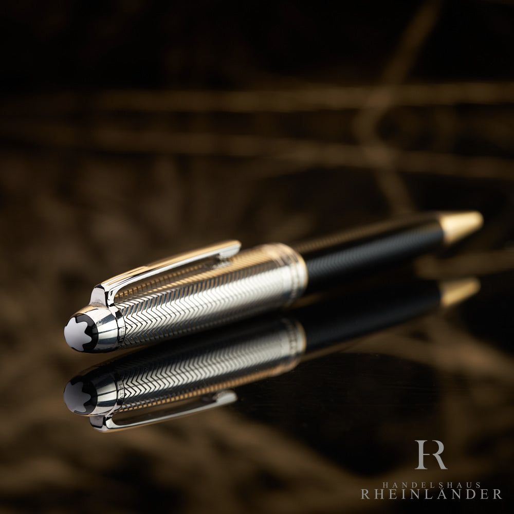 Montblanc Solitaire 925 silver Doué Barley Classique ballpoint pen ID 105223