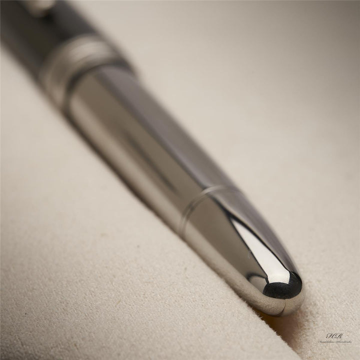 Montblanc Solitaire Carbon Steel Le Grand No 146 Fountain Pen ID 5819 with OVP
