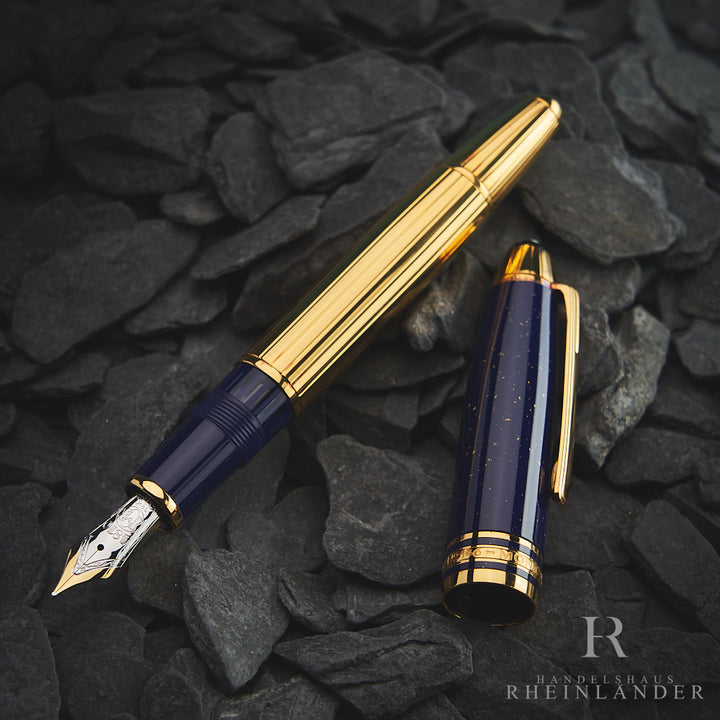 Montblanc Solitaire Ramses II Lapis Lazuli Le Grand fountain pen ID 20146 orig