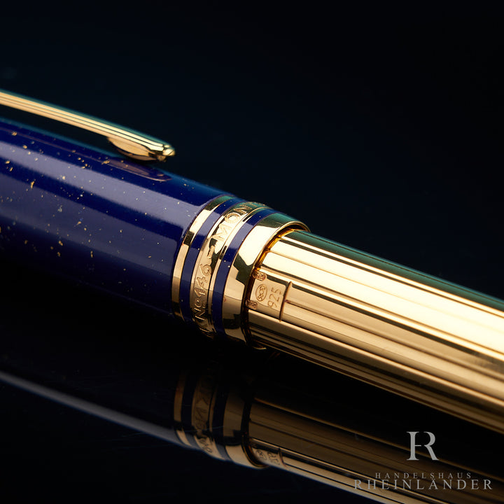 Montblanc Solitaire Ramses II Lapis Lazuli Le Grand fountain pen ID 20146 orig