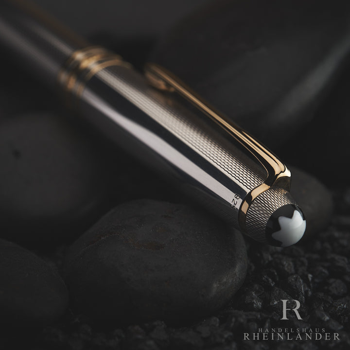 Montblanc Meisterstück Solitaire Classic 925 Sterling Silver Fountain Pen 1446