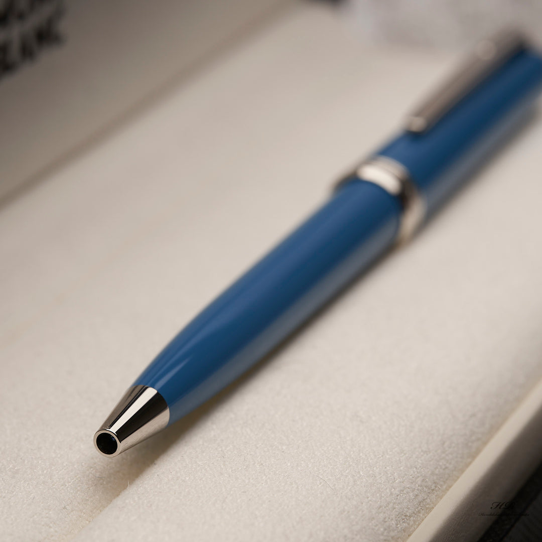 Montblanc PIX Collection Precious Resin Petrol Blue Ballpoint Pen ID 119351 OVP