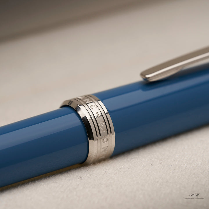 Montblanc PIX Collection Precious Resin Petrol Blue Ballpoint Pen ID 119351 OVP