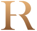 Logo des Handelshaus Rheinländer in Gold mit schwarzer Schrift