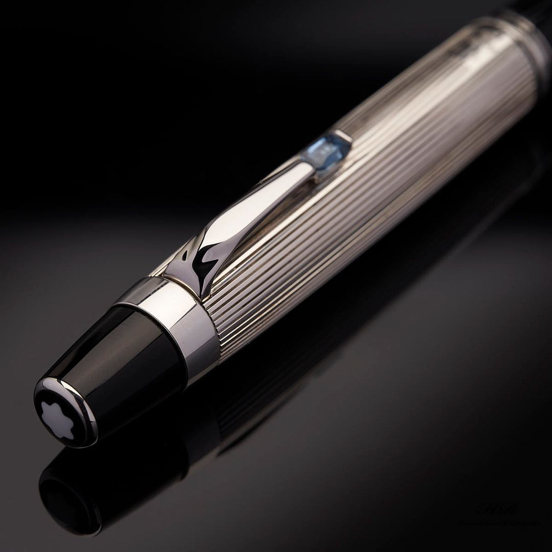Montblanc Bohéme Arabesque Azur Silver Ballpoint Pen ID 103049