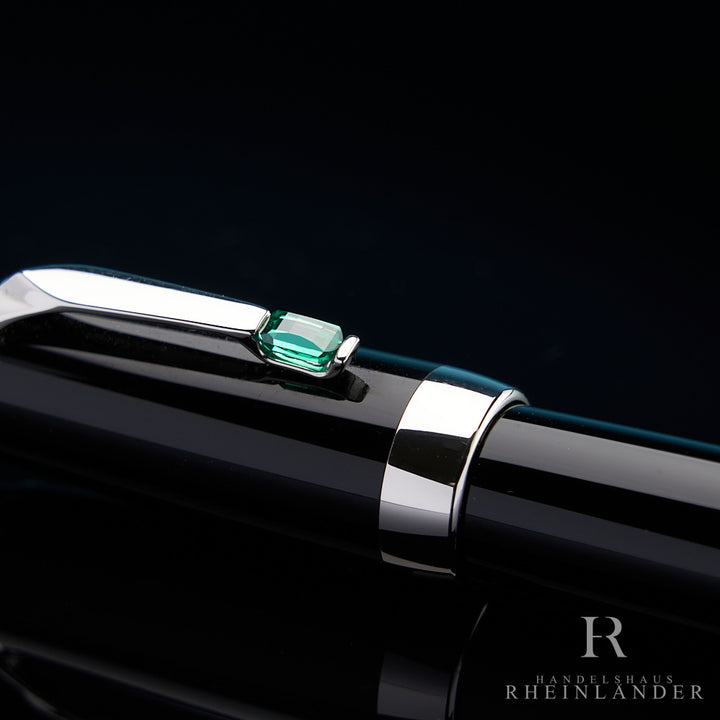 Montblanc Boheme Vert Platinum Line Fountain Pen ID 36535 OVP