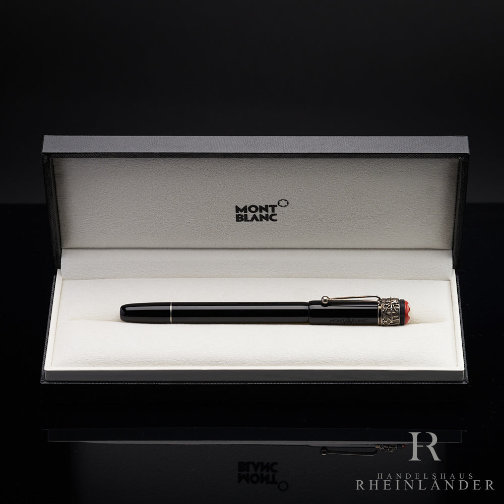 MONTBLANC ブラック ケース Spider Metamorphosis Black fountain pen – Handelshaus Rheinländer