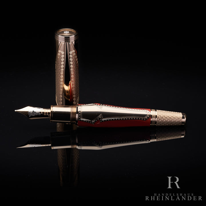 Montblanc Homage to Iliad Homer Limited Edition 1581 Fountain Pen 2018 ID 117887 OVP