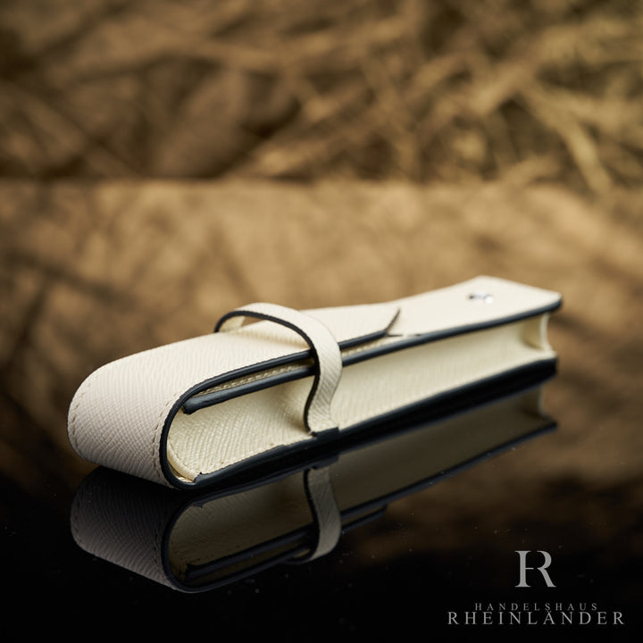 Montblanc Leather Goods Meisterstück Sartorial Pen Pouch Ivory White ID 131202