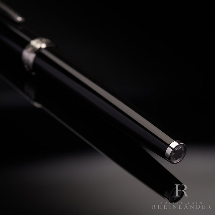 Montblanc PIX Collection Black Platinum Line Rollerball ID 132494-114796