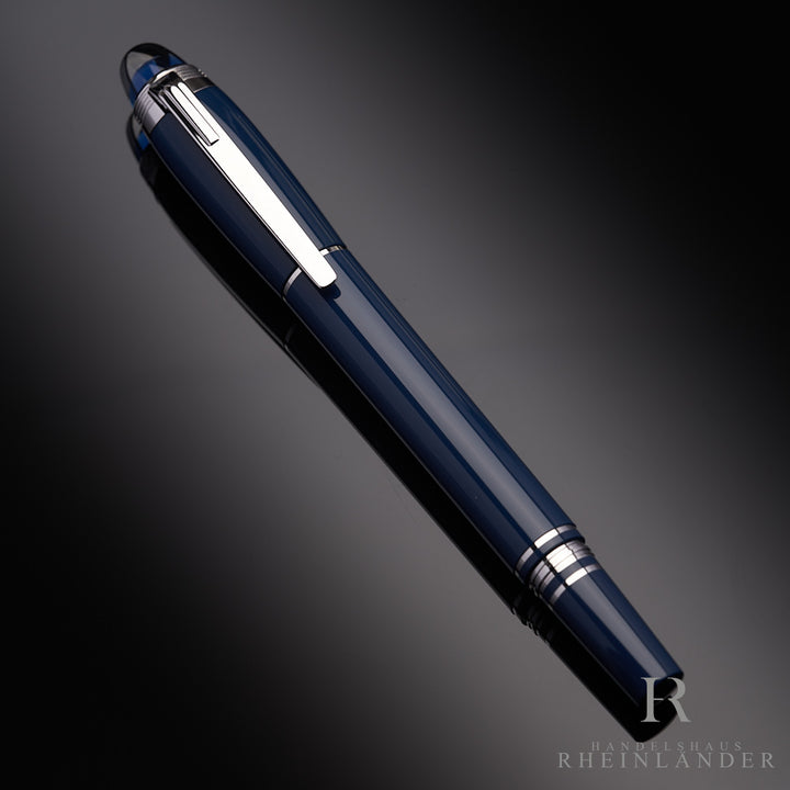 Montblanc Starwalker Blue Planet Precious Resin Blue Fountain Pen ID 132439-125290