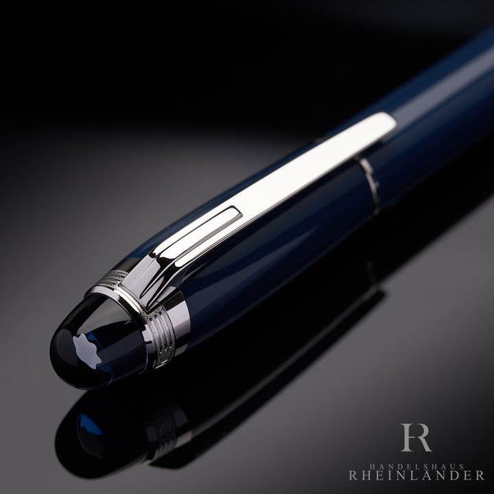 Montblanc Starwalker Blue Planet Precious Resin Blue Fountain Pen ID 132439-125290