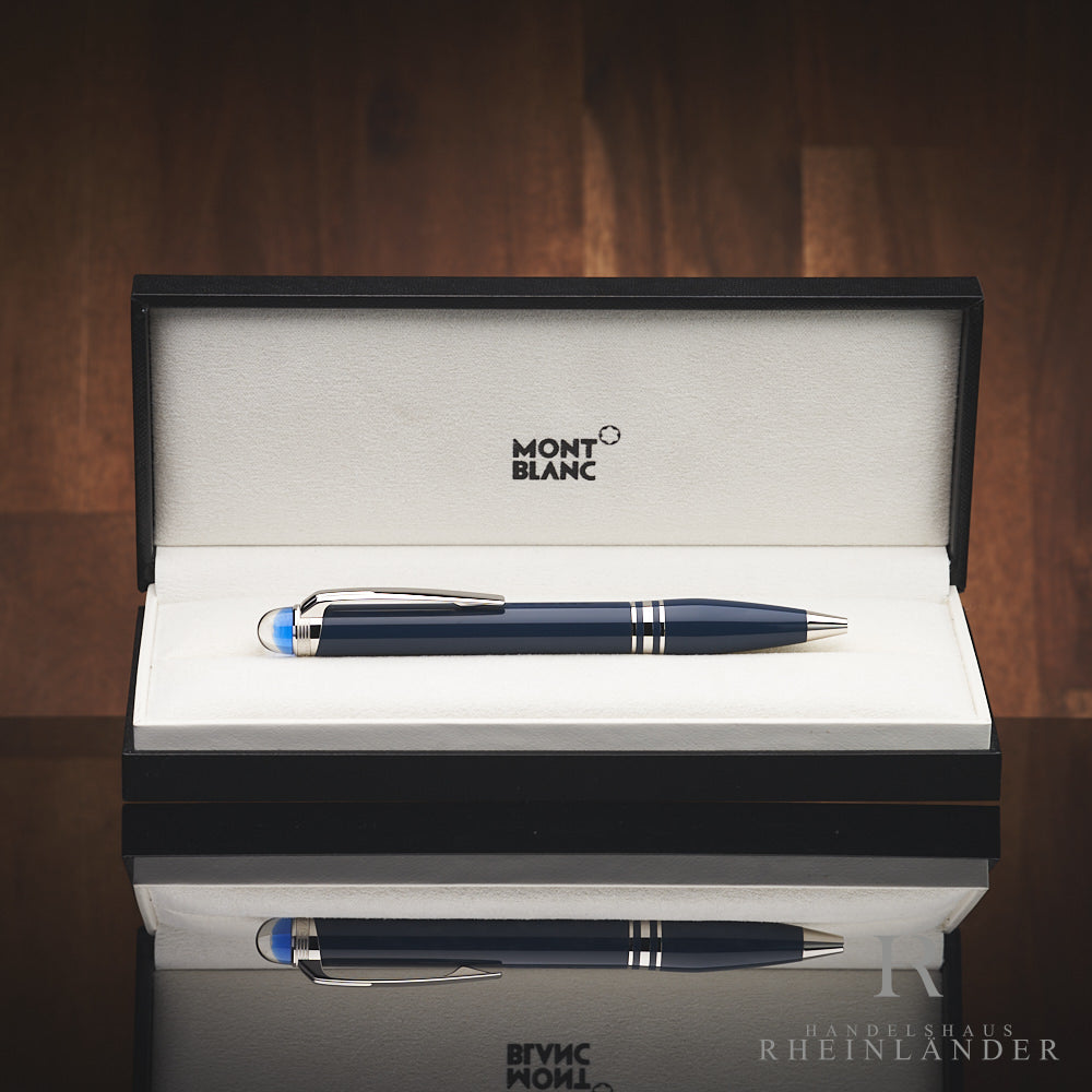 Montblanc Starwalker Blue Planet Resin Kugelschreiber in Geschenkbox