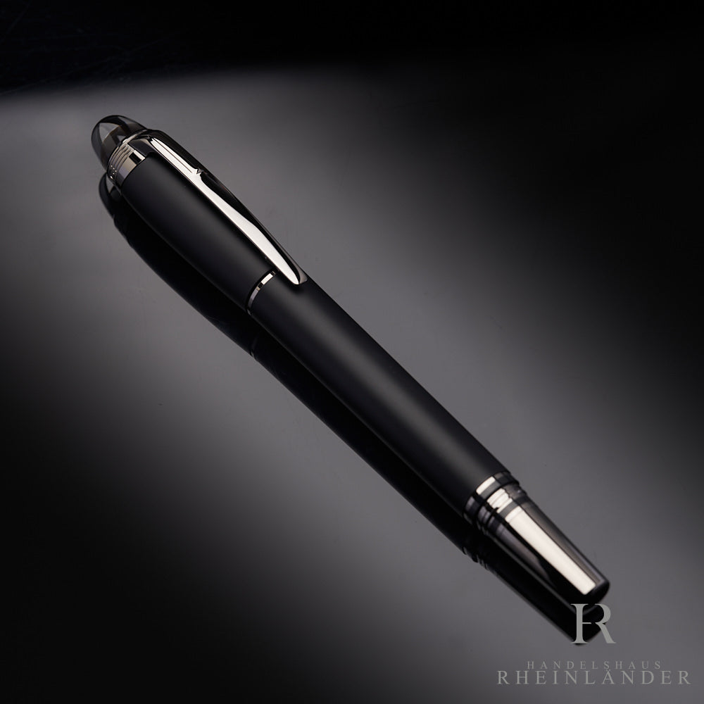 Montblanc Starwalker Precious Resin Ultra Black Rollerball Fineliner ID 132516-126341