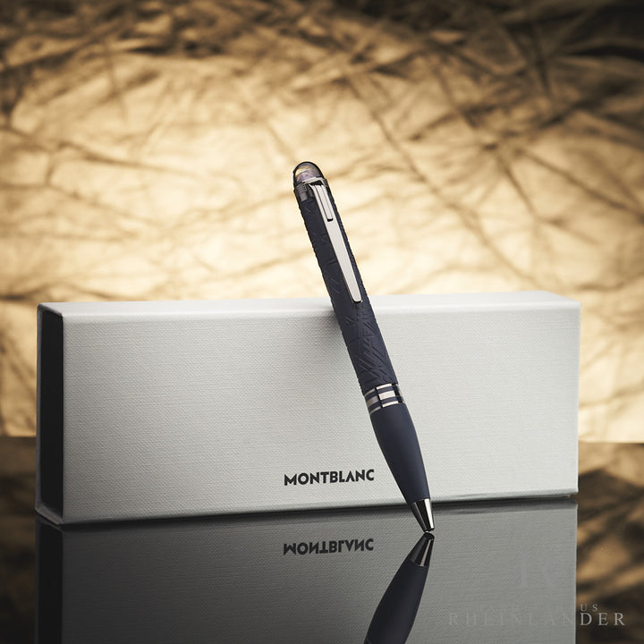 Montblanc Starwalker Space Blue Resin Kugelschreiber mit Originalverpackung