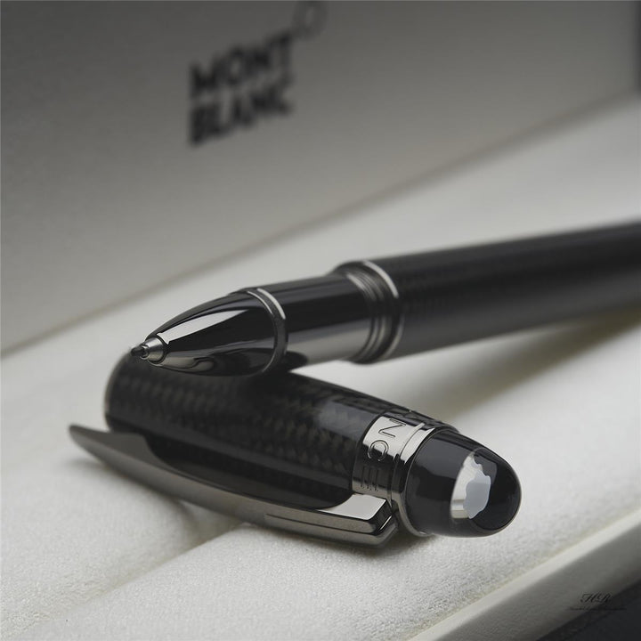 Montblanc Starwalker Ultimate Carbon Line Roller Ball Fine Liner ID 109366 OVP