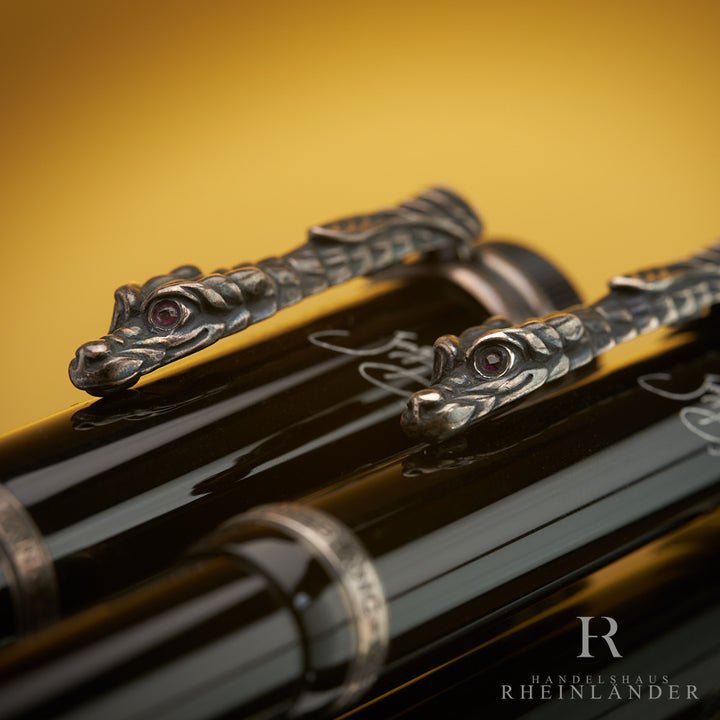 Montblanc Writers Edition Asia Line 1993 Imperial Dragon Set of 2 ID 28701 OVP