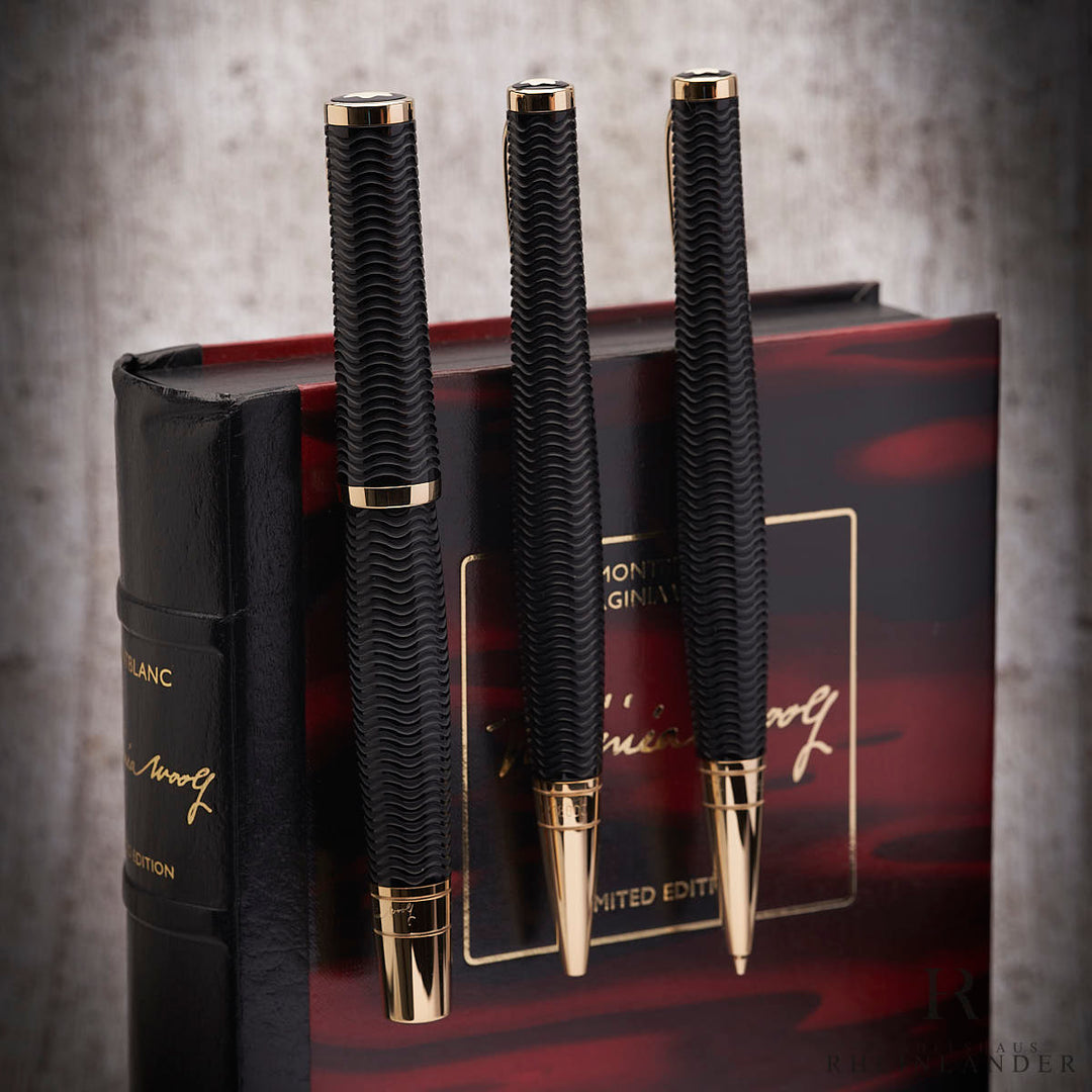 Montblanc Writers Edition from 2006 Virginia Woolf Set of 3 ID 38006 OVP SOLD OUT