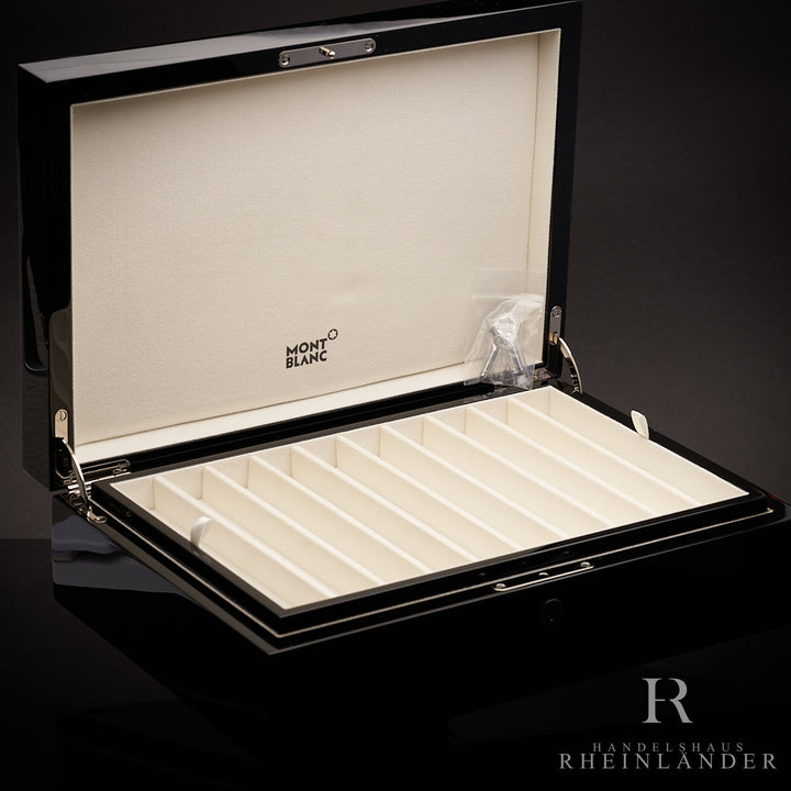 Montblanc Collectors-Box aus Holz mit Klavierlack und hellem Samtfutter