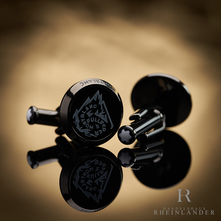 Montblanc Mens Accessories Montblanc Haus Cufflinks Stainless Steel 130415