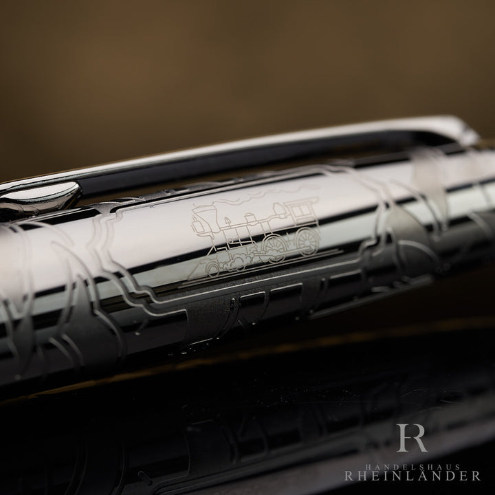 Montblanc Solitaire Doué Around the World in 80 Days Year 3 Rollerball 132894