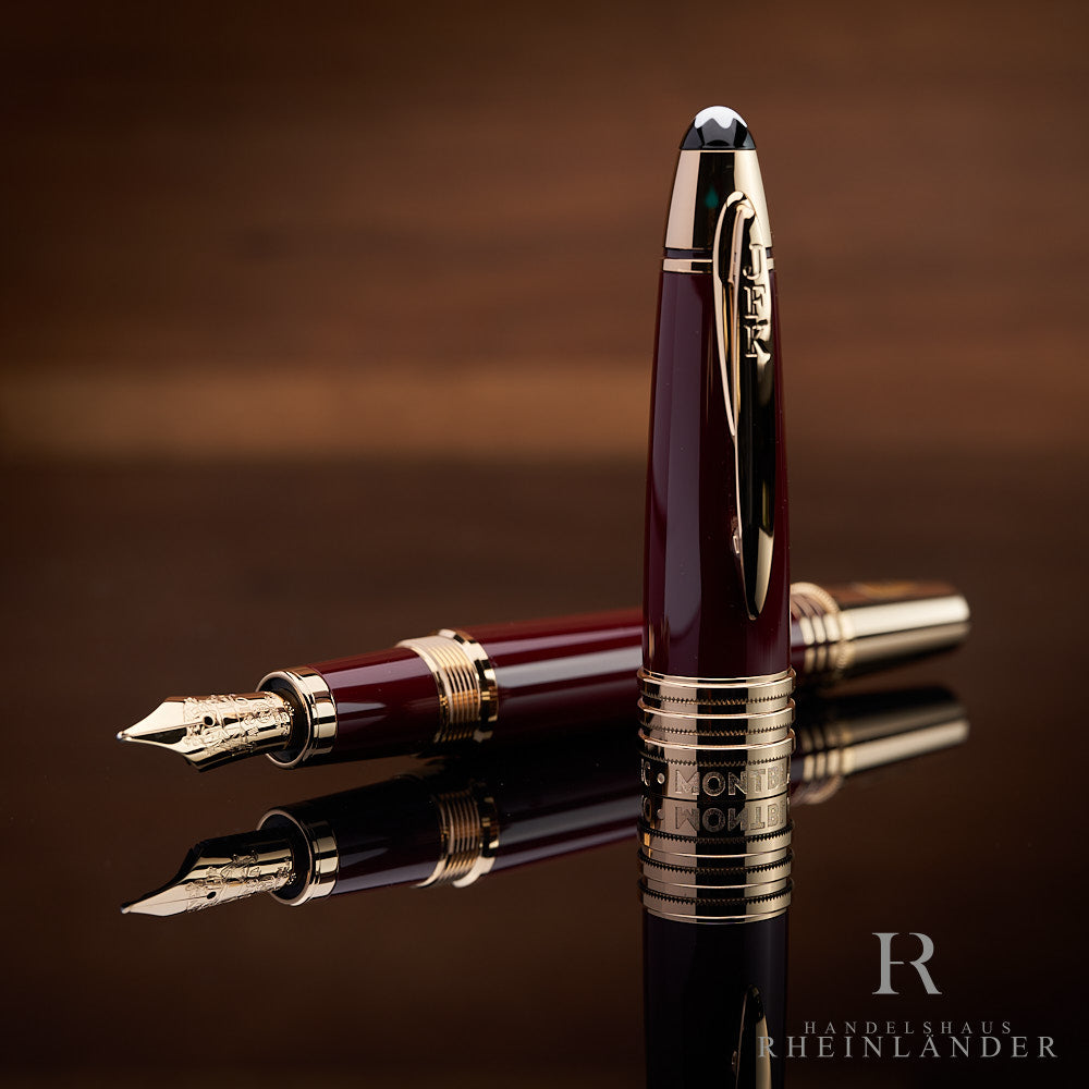 Montblanc Great Characters John F. KENNEDY FOUNTAIN PEN Burgundy