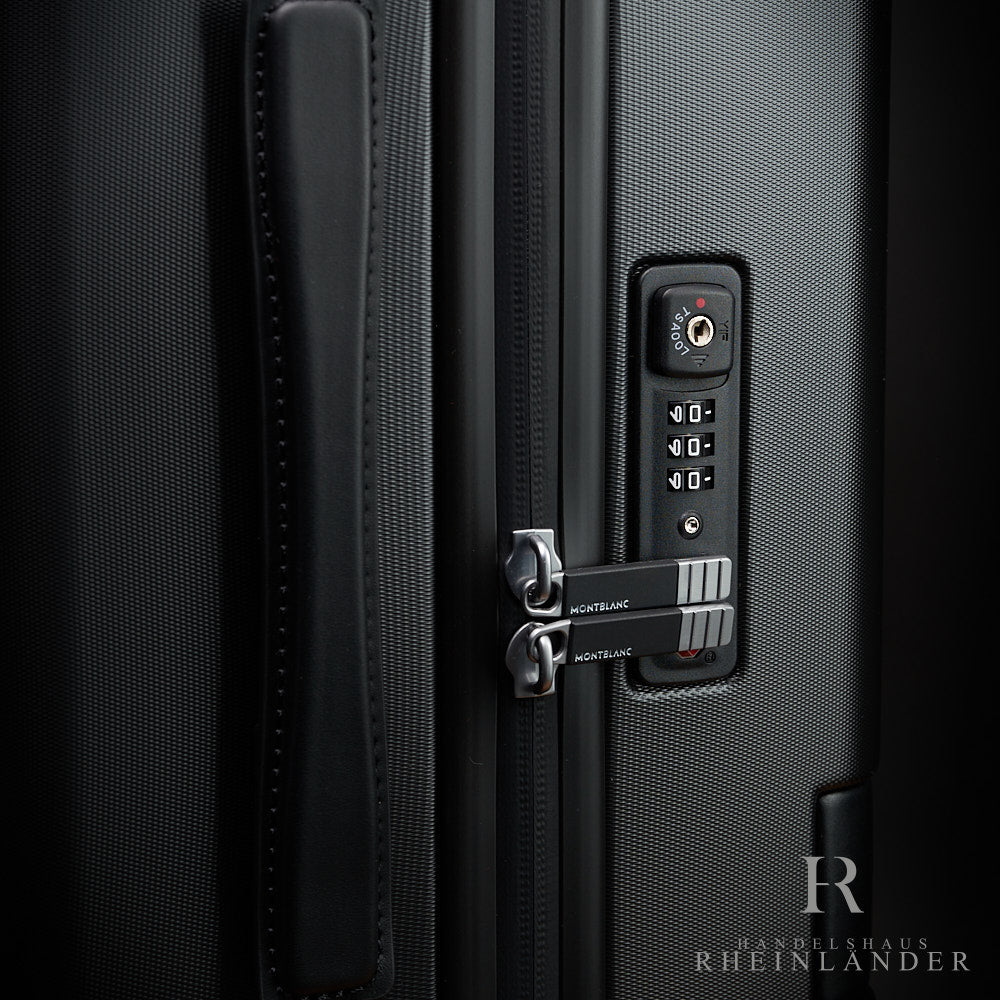 Montblanc MY4810 Cabin Trolley Black Hand Luggage Suitcase ID 131957