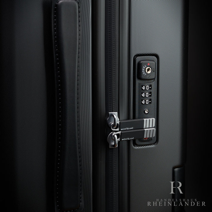 Montblanc MY4810 Cabin Trolley Black Hand Luggage Suitcase ID 131957