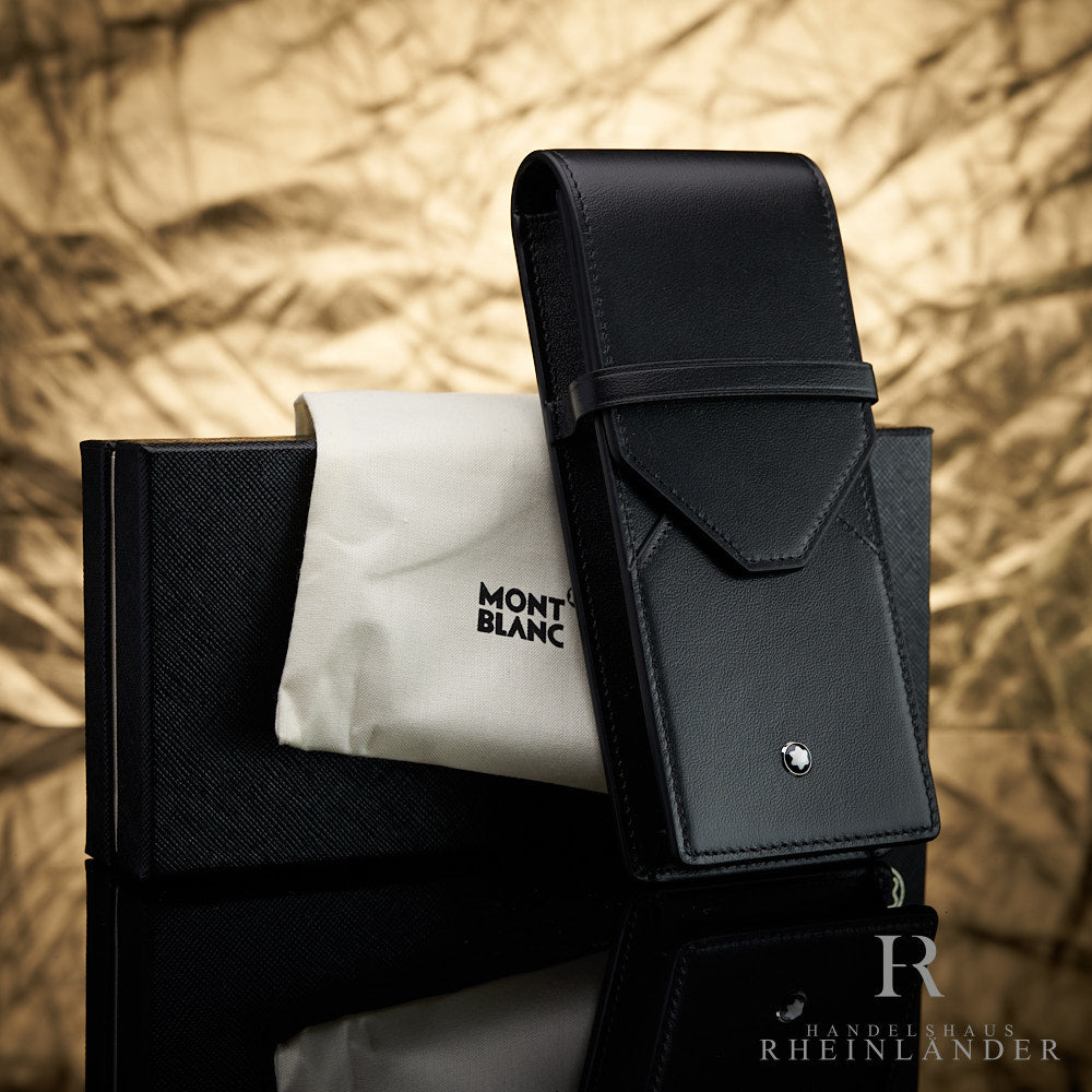 Montblanc Pouch Bag Meisterstück 3-piece Case Black – Handelshaus