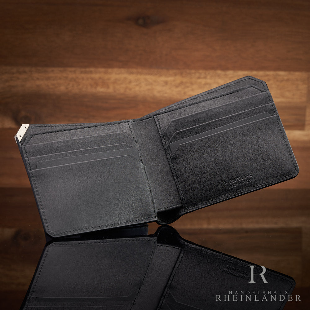 Montblanc Leather Goods Urban Spirit 6 CC Wallet Black Leather ID 124089