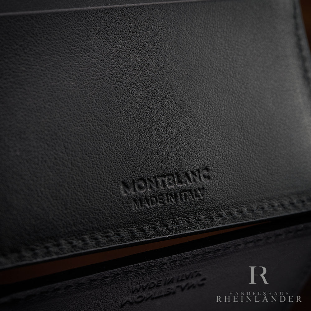 Montblanc Leather Goods Urban Spirit 6 CC Wallet Black Leather ID 124089